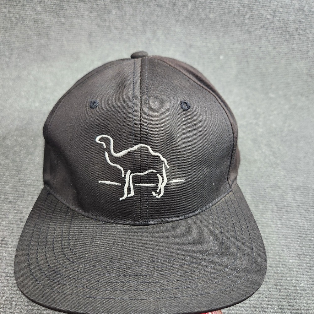 Vintage Camel Hat‎ Snapback Black Joe Camel Cigarette Promo 90s Trucker Cap